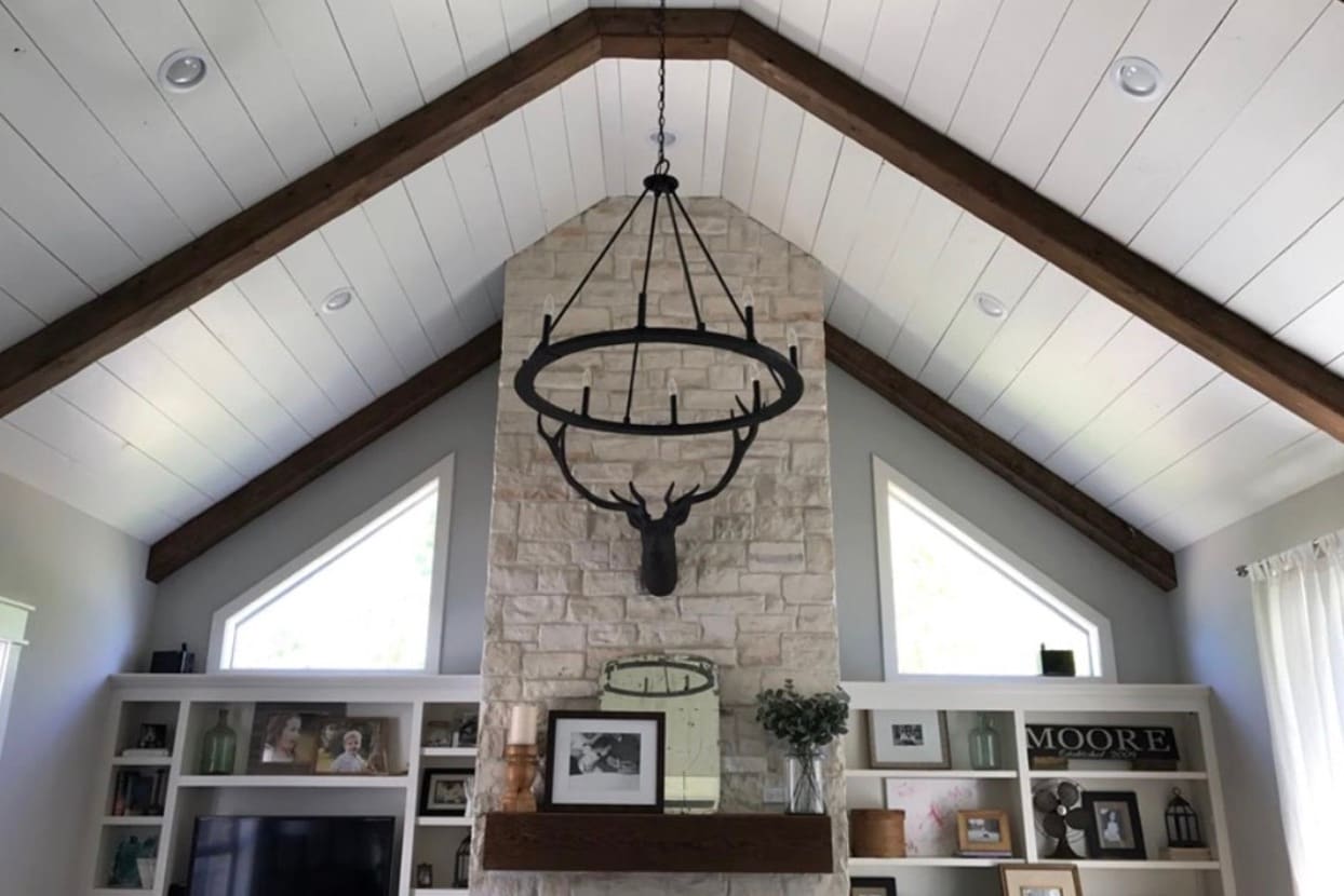 Custom man cave in Houston